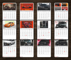 fast CAR Premium Table Desk Calendar