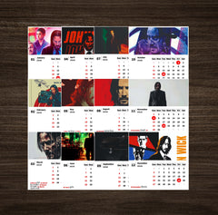 John Wick Premium Table Desk Calendar