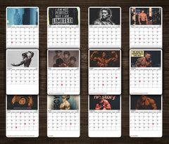 Bodybuilding Premium Table Desk Calendar