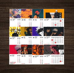 Gojo and Yuji Premium Table Desk Calendar