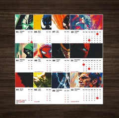 ANIME MAN Premium Table Desk Calendar