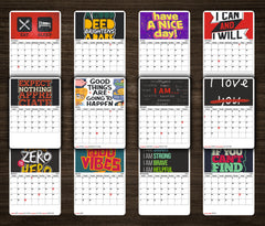 Motivational Quotes for Success Premium Table Desk Calendar