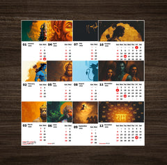 Lord Hanuman Premium Table Desk Calendar