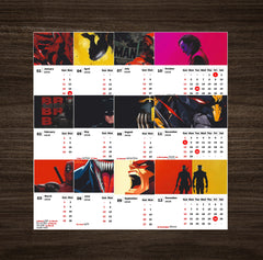 SUPER VILLAIN Premium Table Desk Calendar