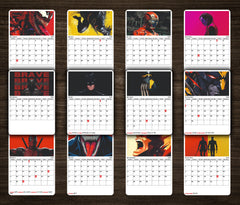 SUPER VILLAIN Premium Table Desk Calendar