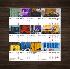 SUPER Collection Premium Table Desk Calendar