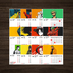 ANIME HERO Premium Table Desk Calendar