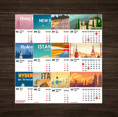 DREAM City Premium Table Desk Calendar
