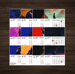Last Samurai Standing Premium Table Desk Calendar