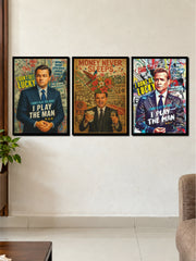 Wall Street Money Motivation | 3 Frame Poster Set