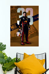 Max Verstappen Red Bull Racing Champion Wall Poster (Formula Poster)