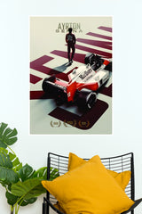 Ayrton Senna Racing Legend Wall Poster (Formula Poster)