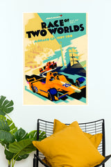 McLaren Race of Two Worlds Wall Poster (Formula Poster)