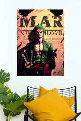 Roronoa Zoro Legendary Swordsman Wall Poster (Anime Posters)