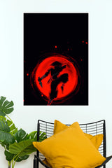 Crimson Shadow Ninja Warrior Wall Poster (Anime Posters)