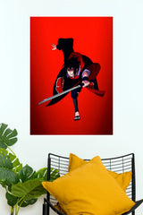 Sasuke Uchiha Crimson Blade (Anime Posters)