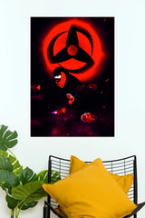 Obito Uchiha Crimson Sharingan Power (Anime Posters)