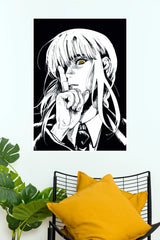 Golden Eye Mysterious Anime Girl (Anime Posters)