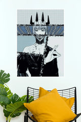 Dark Horned Demon Chain Anime (Anime Posters)