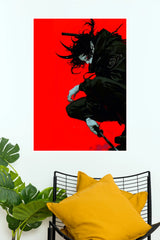 Crimson Shadow Samurai Warrior (Anime Posters)