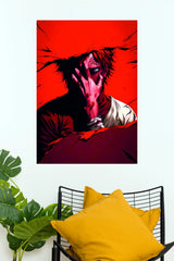 Gaara Crimson Shadow Anime Wall Poster (Anime Posters)