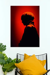 Kaneki Ken Crimson Shadow Anime Wall Poster (Anime Posters)