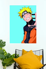 Naruto Uzumaki Happy Ninja Vibes | Anime Wall Poster (Anime Posters)