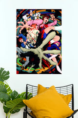 Dandadan Supernatural Chaos Anime Wall Poster (Anime Posters)
