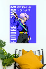 Future Trunks Saiyan Sword Warrior Dragon Ball Wall Poster (Anime Posters)