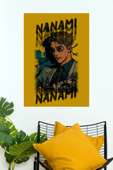 Kento Nanami Golden Yellow Edition Wall Poster (Anime Posters)