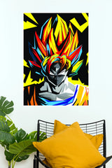 Goku Limit Breaker Super Saiyan Wall Poster (Anime Posters)
