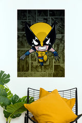 Wolverine Mini Berserker Mode Comic Edition Wall Poster (Anime Posters)