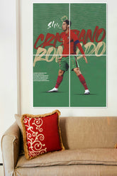 CRISTIANO RONALDO | 4 Split Poster