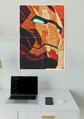 Iron Man Style Superhero | 4 Split Poster