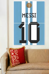MESSI | 4 Split Poster