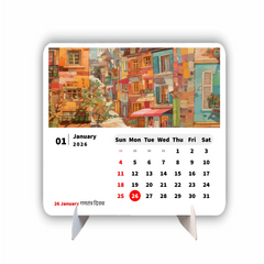Aesthetic Premium Table Desk Calendar