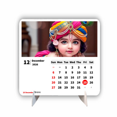 Little Cute Krishn Premium Table Desk Calendar