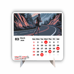 Positive Lines Premium Table Desk Calendar