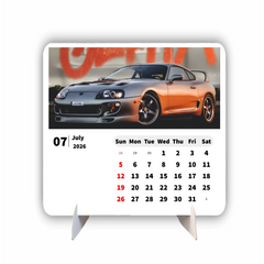 SUPER Car Premium Table Desk Calendar