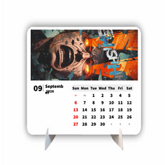 SUPER HERO MAN Premium Table Desk Calendar