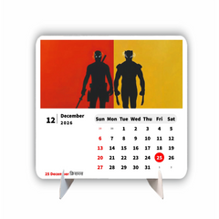 SUPER VILLAIN Premium Table Desk Calendar
