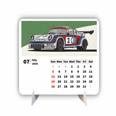 Shelby Mustang Premium Table Desk Calendar