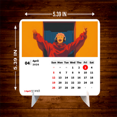 ANIME HERO Premium Table Desk Calendar