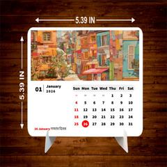 Aesthetic Premium Table Desk Calendar