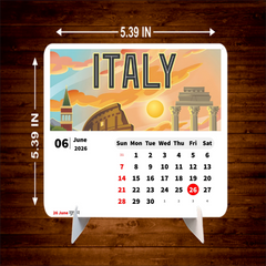 DREAM City Premium Table Desk Calendar