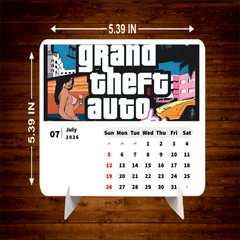 Grand Theft Auto Premium Table Desk Calendar