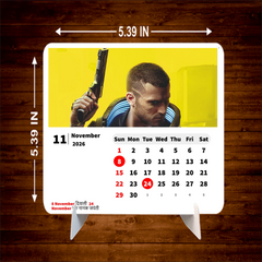 GAME Premium Table Desk Calendar