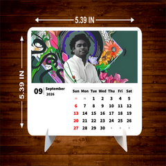 INDIAN POP Singers Premium Table Desk Calendar