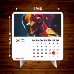 Iron Man Premium Table Desk Calendar