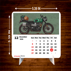 Limitless DREAM BIKE Premium Table Desk Calendar